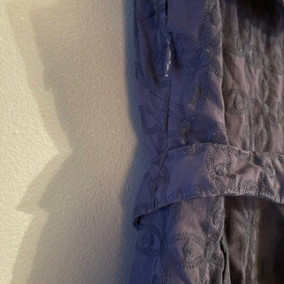 Vintage Y2K 2000's Juicy Couture Embroidered Belted Sundress Size 4 - Picture 3 of 4